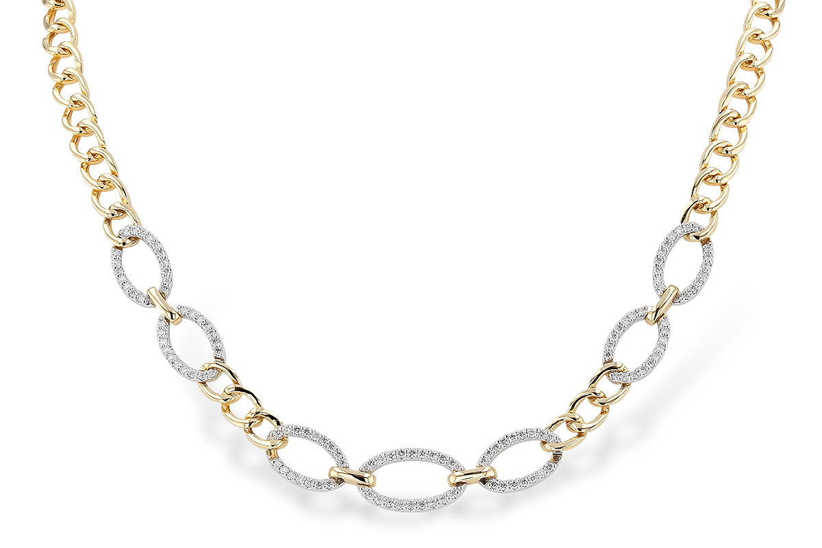 A328-29954: NECKLACE 1.12 TW (17")(INCLUDES BAR LINKS)