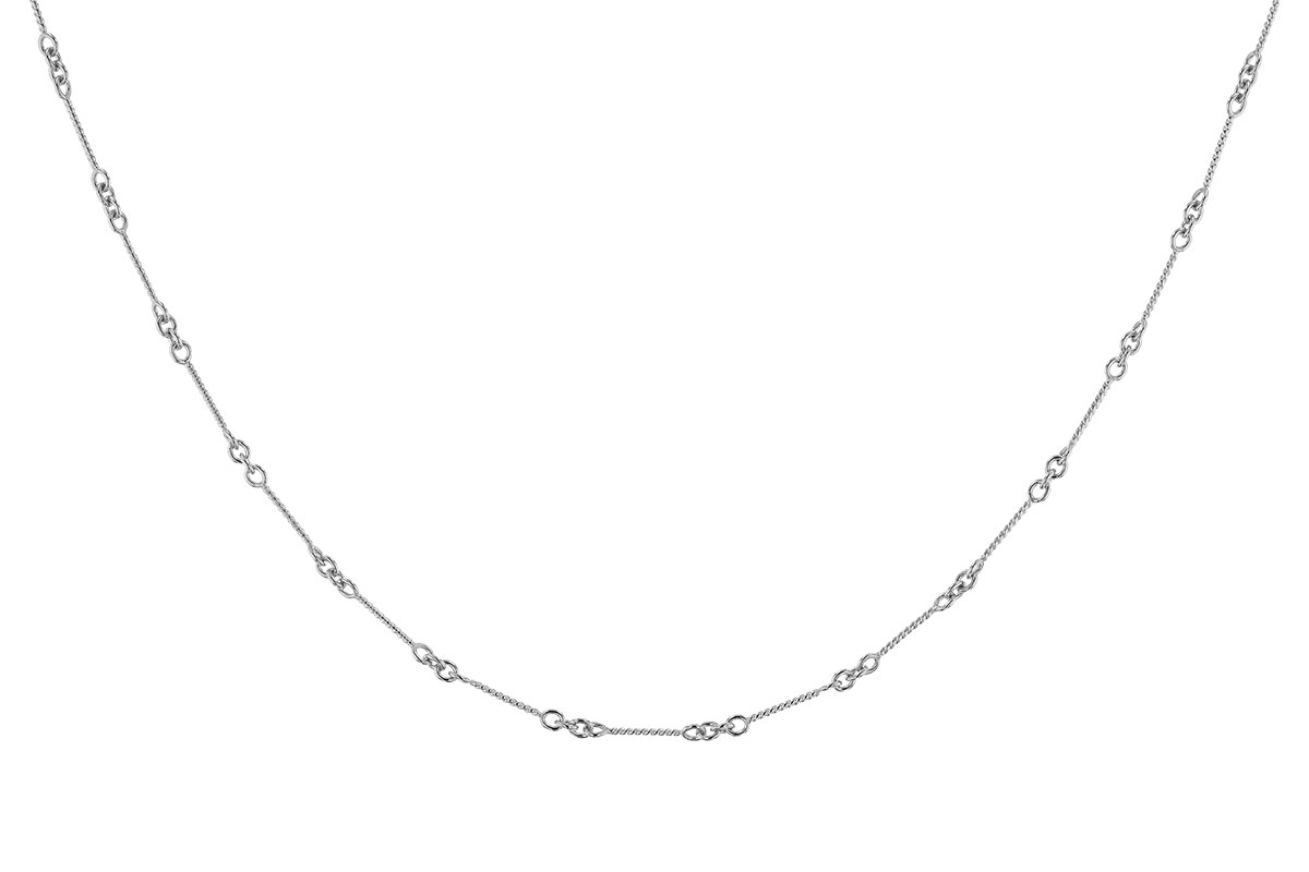A329-19018: TWIST CHAIN (7IN, 0.8MM, 14KT, LOBSTER CLASP)
