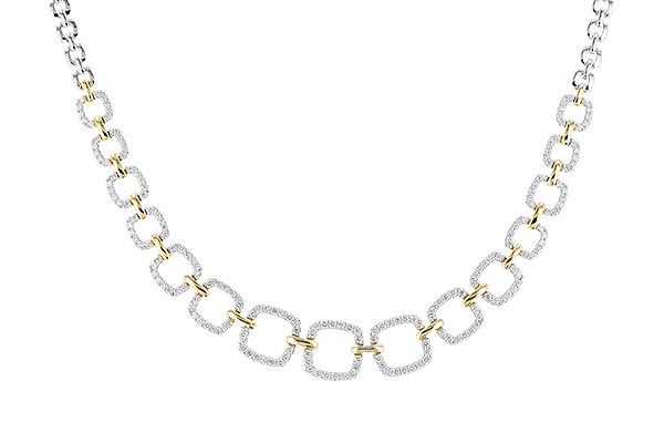 B327-45418: NECKLACE 1.30 TW (17 INCHES)