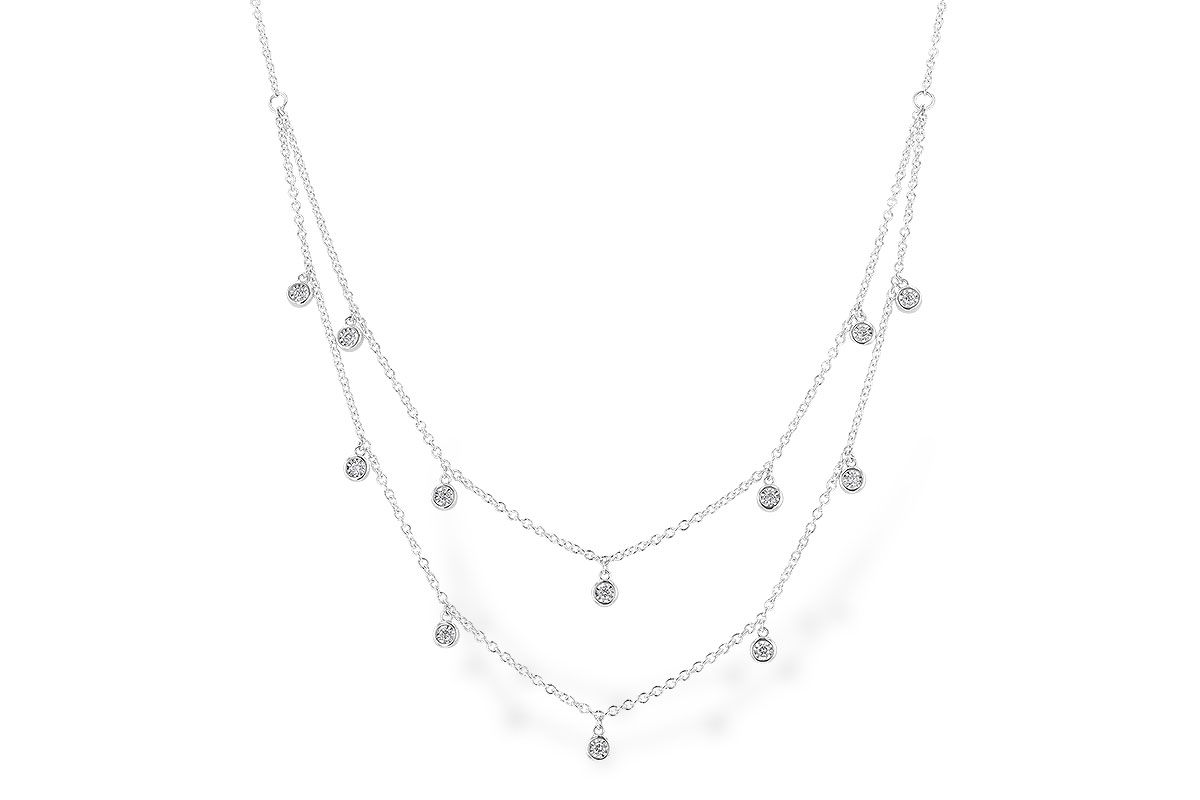 E328-29081: NECKLACE .22 TW (18 INCHES)