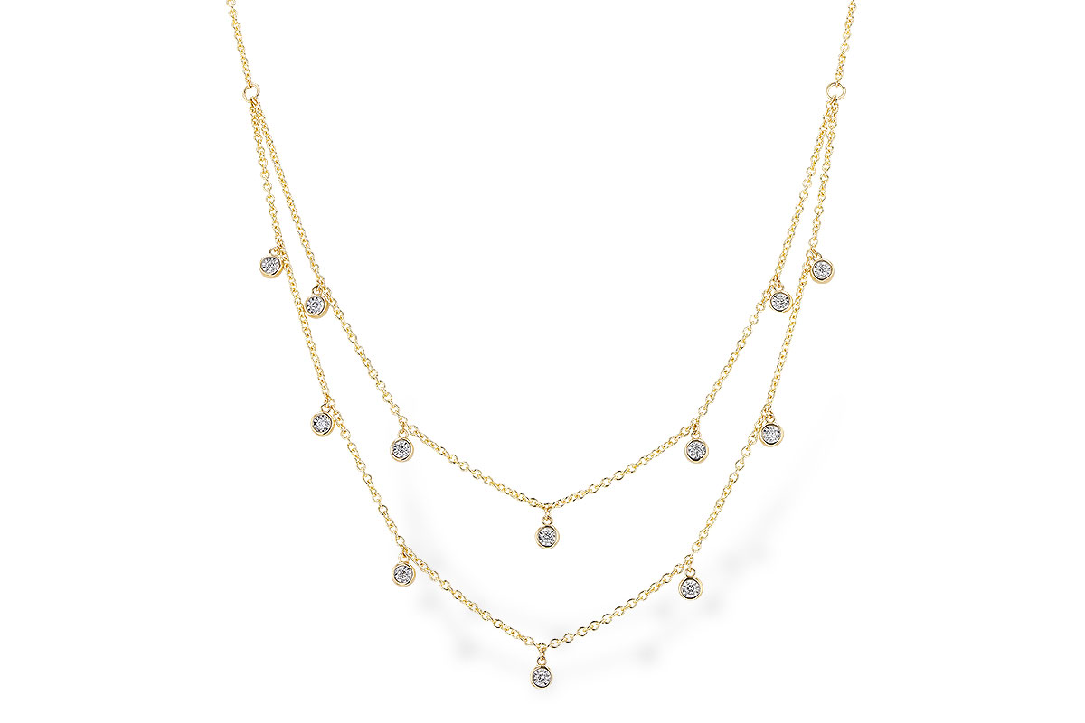 E328-29081: NECKLACE .22 TW (18 INCHES)