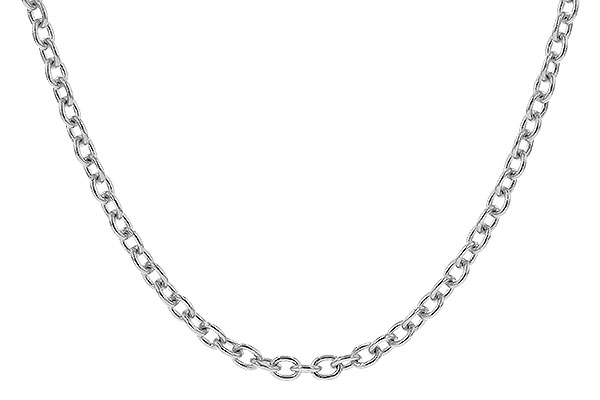 E328-34490: CABLE CHAIN (22IN, 1.3MM, 14KT, LOBSTER CLASP)