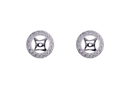 F238-33572: EARRING JACKET .32 TW (FOR 1.50-2.00 CT TW STUDS)
