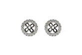 K241-95381: EARRING JACKETS .24 TW (FOR 0.75-1.00 CT TW STUDS)