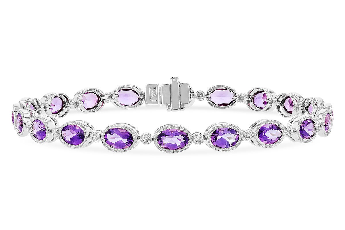 A328-29981: BRACELET 6.86 TW AMETHYST 6.90 TGW