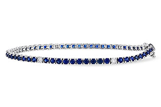 C329-19981: BRACELET 3.27 TW SAPP 3.52 TGW (7")