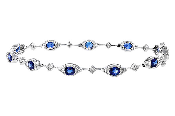 C329-19990: BRACELET 2.31 SAPPHIRE 2.50 TGW (7")