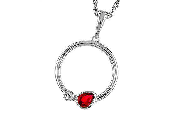 H329-20890: NECKLACE .24 RUBY .26 TGW