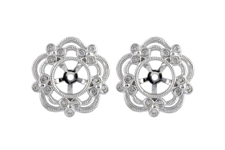 K240-13635: EARRING JACKETS .16 TW (FOR 0.75-1.50 CT TW STUDS)